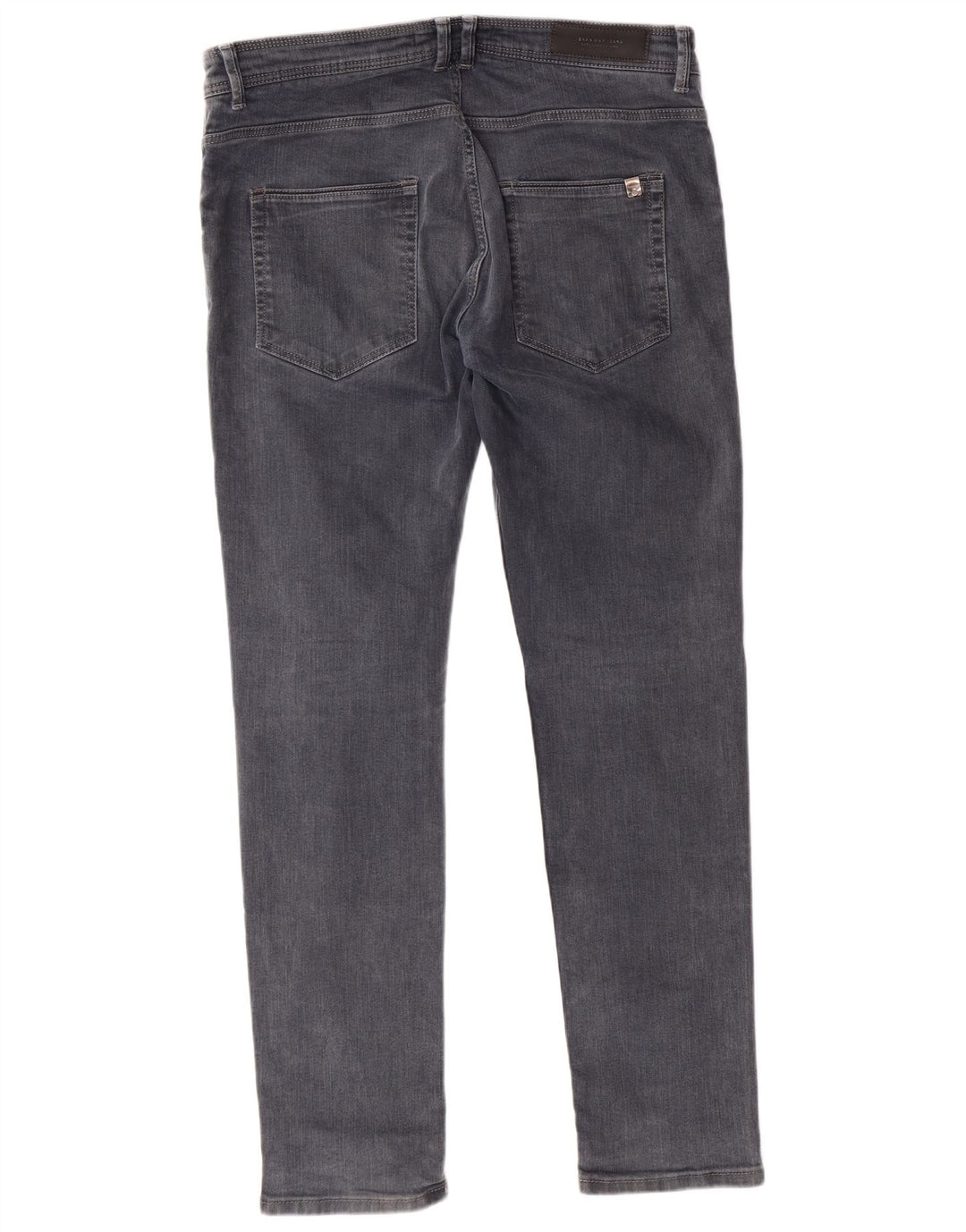 ZARA Jean Slim Homme EU 44 Large W34 L30 Bleu Coton