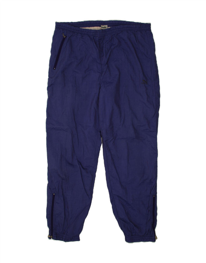 PUMA Mens Tracksuit Trousers Joggers XL Blue Polyamide Vintage Puma and Second-Hand Puma from Messina Hembry 