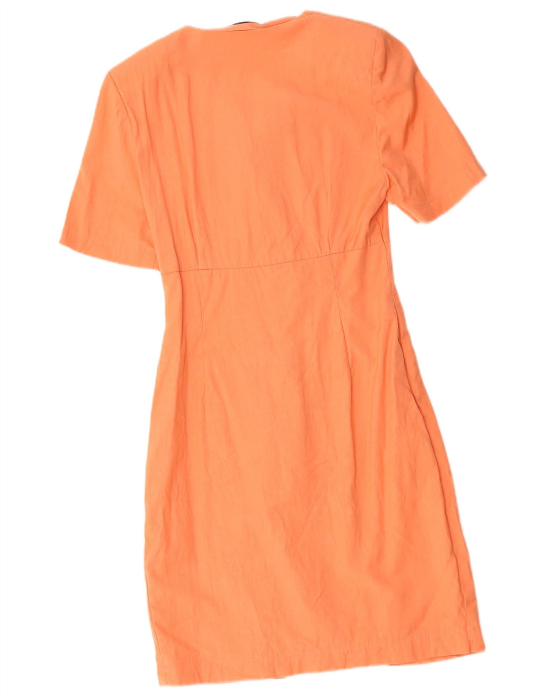 robe fourreau femme vintage UK 10 Petite Orange