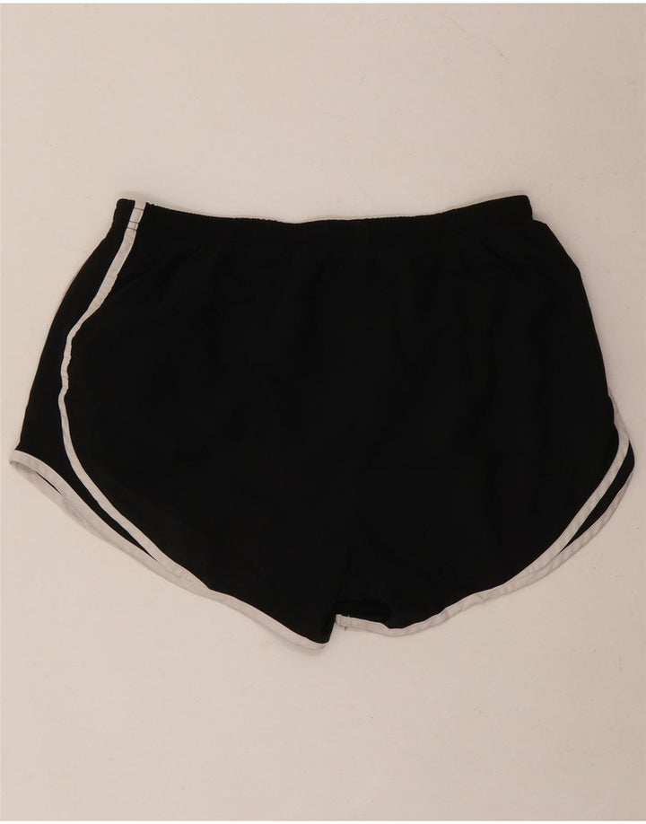 NIKE Short de sport pour femme UK 14 Large Noir Polyester