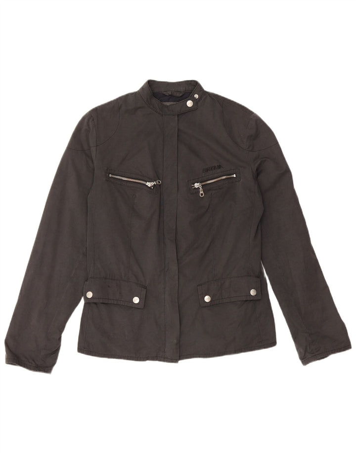 Brema Veste Racer Femme UK 8 Petit Noir Polyester