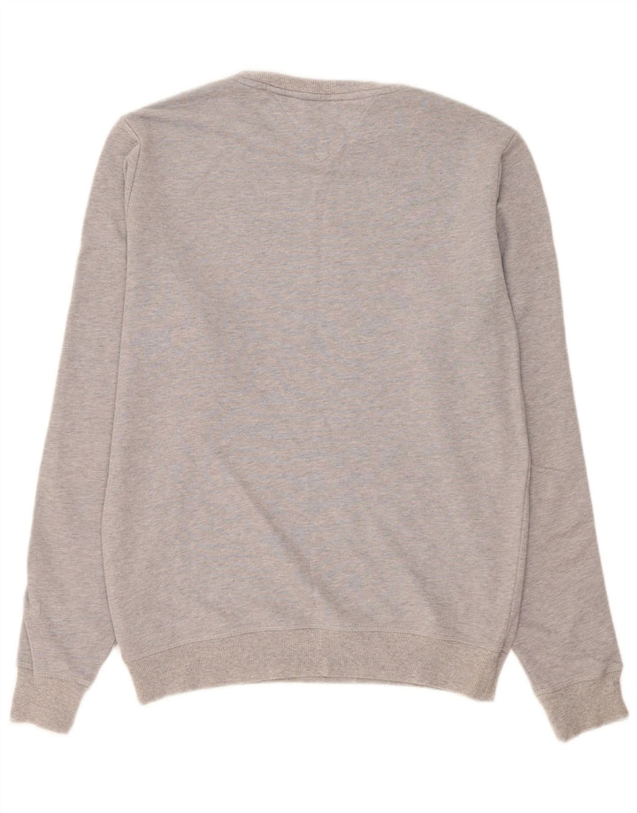 Tommy Hilfiger Sweat-Shirt Graphique Homme Gris Moyen Colourblock