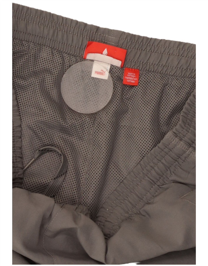 PUMA Pantalon de Survêtement Graphique Homme Joggers Small Gris