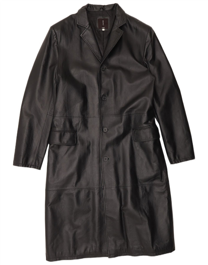 Conbipel Manteau en Cuir Homme IT 50 Large Cuir Noir