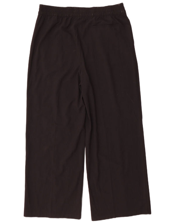 Marks & Spencer Pantalon chino large pour femme UK 18 XL W38 L31 Noir