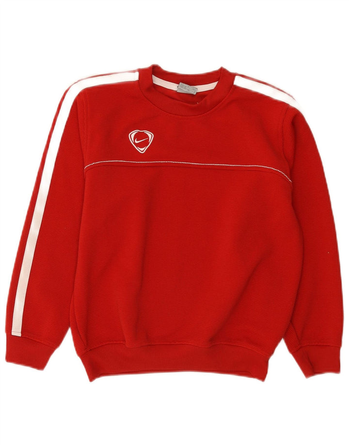 Nike Garçon Sweatshirt Jumper 9-10 ans Petit Rouge Polyester