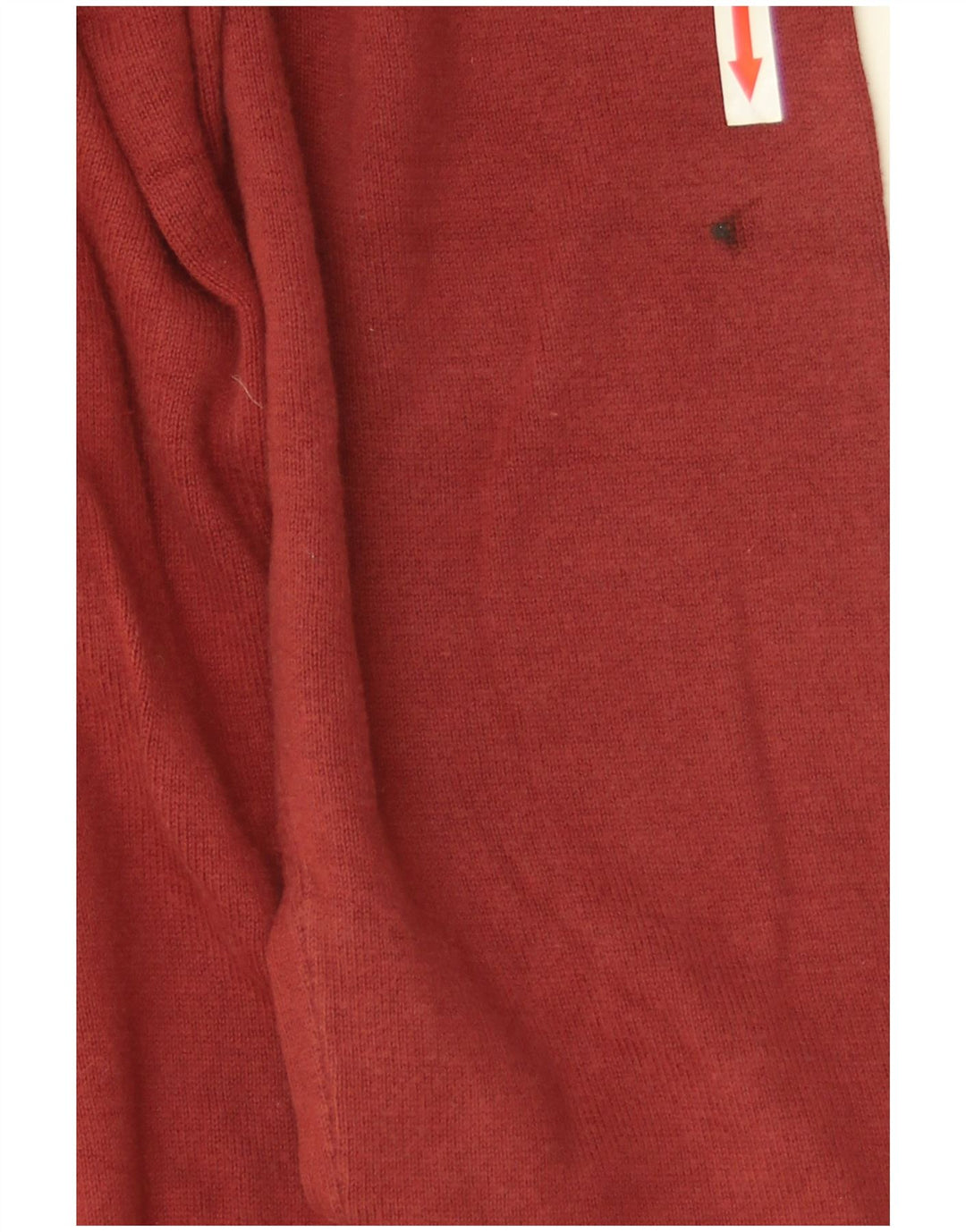 Marks & Spencer Pull col V pour homme en coton bordeaux Taille L