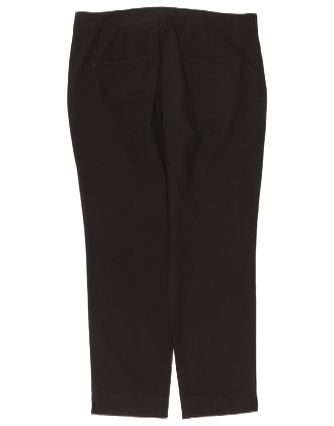 Zara Pantalon Chino Slim Femme EU 38 Small W28 L26 Noir Polyester