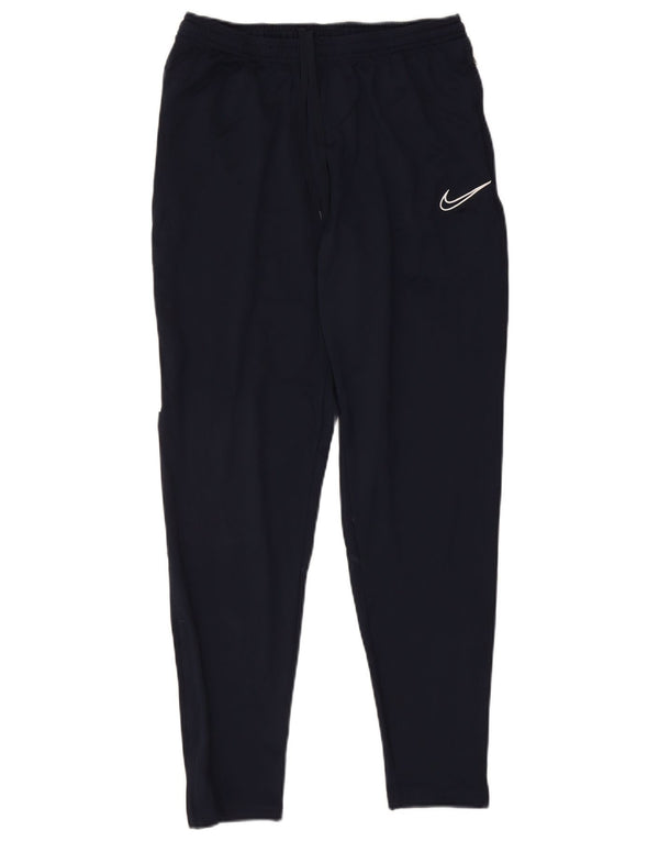 Nike Pantalon de survêtement Dri Fit pour homme Large en polyester color block bleu marine