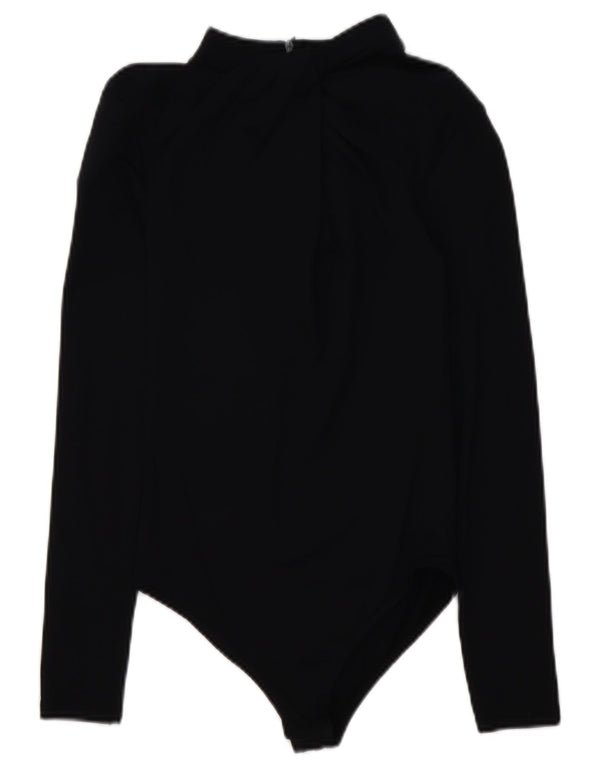 ZARA Womens Bodysuit UK 10 Small Black