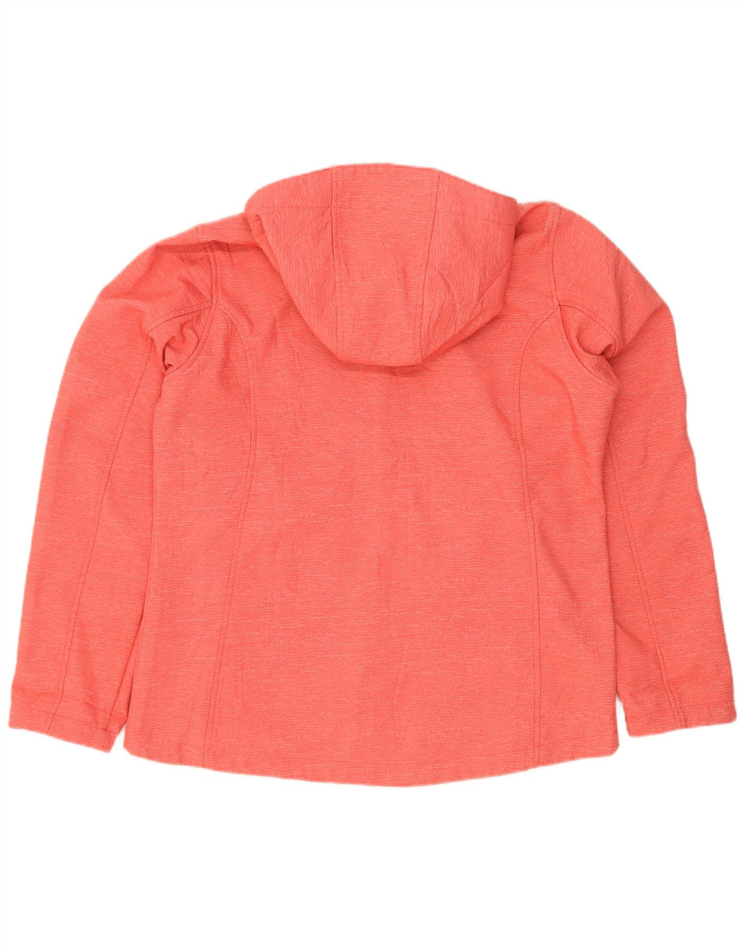 Coast Veste coupe-vent à capuche pour femme EU 42 Grand polyester moucheté rouge