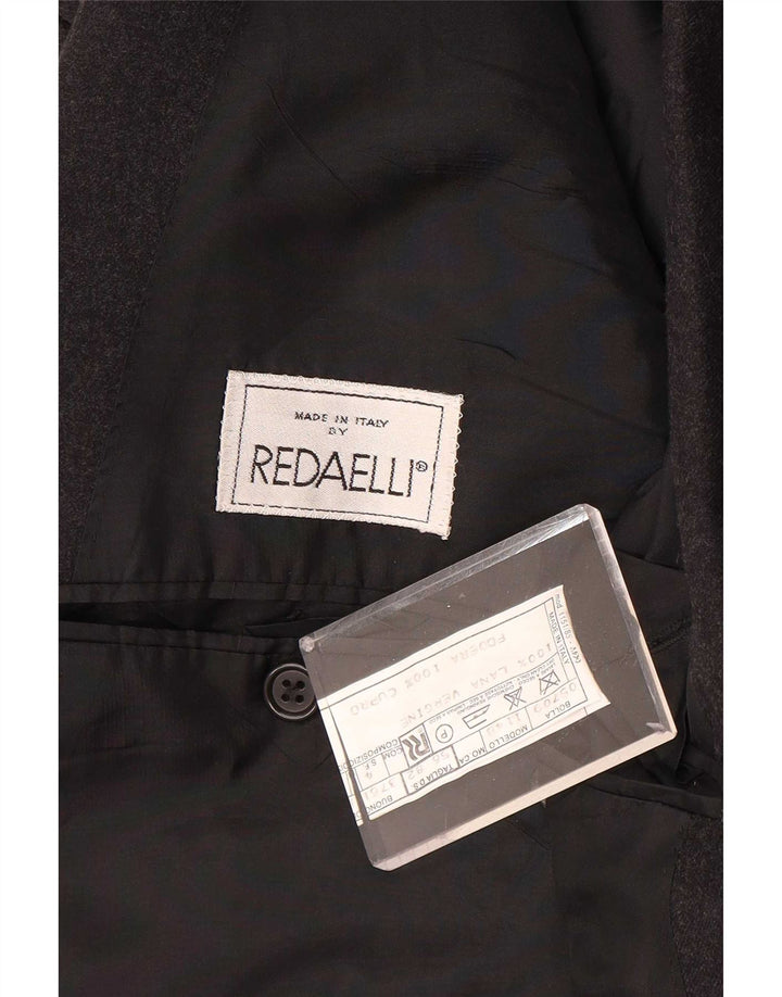 Redaelli Veste Blazer Croisée Homme IT 56 3XL Gris Laine