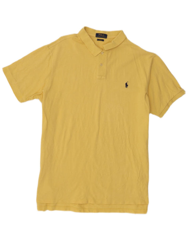 Polo Ralph Lauren Chemise sur mesure pour hommes Grand coton jaune
