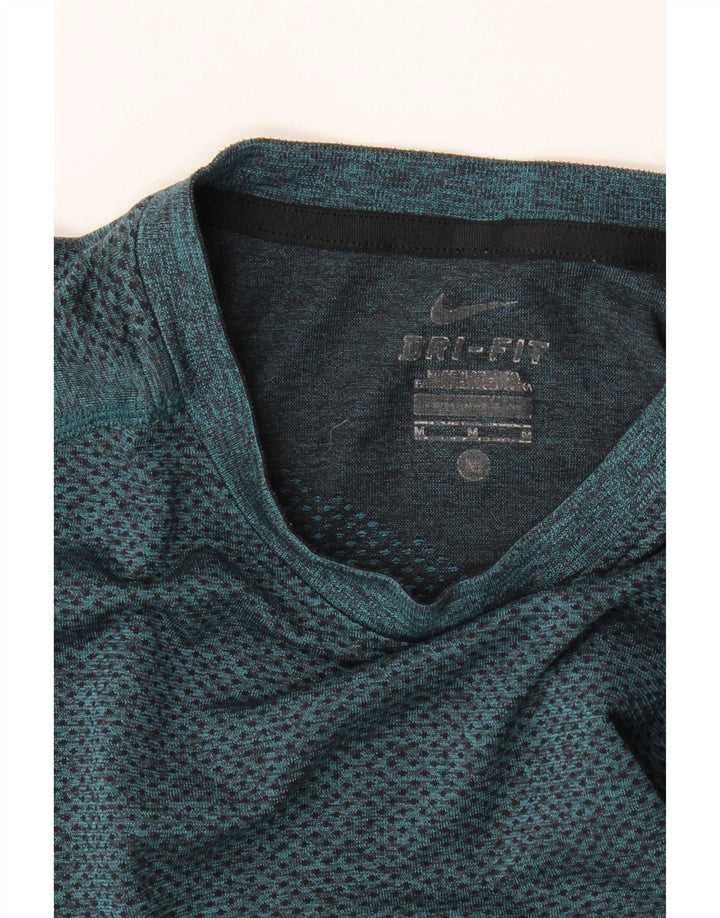 Nike Hommes Dri Fit T-Shirt Haut Bleu Marine Moucheté