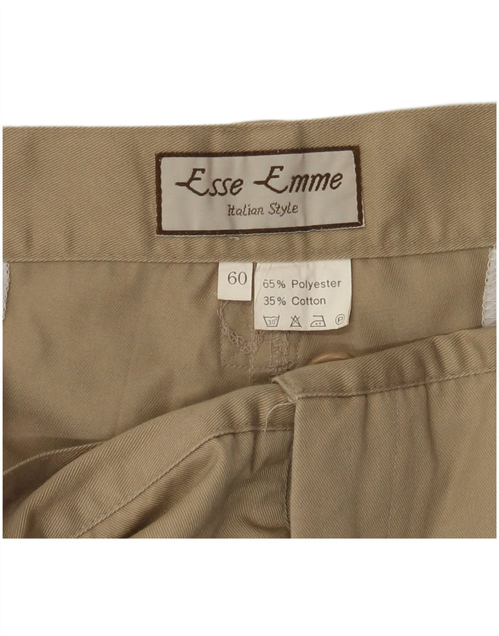 VINTAGE Pantalon cargo droit homme W42 L31 Beige Polyester