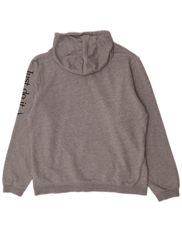 Adidas Pull à capuche graphique pour homme XL Gris Coton
