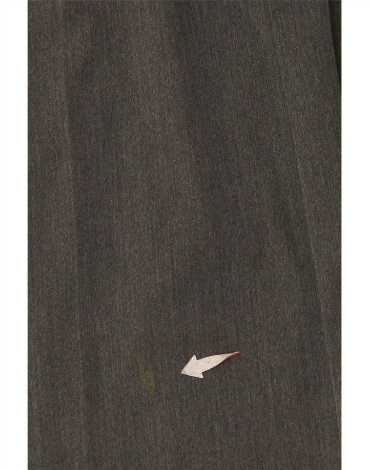 SASHA Pantalon décontracté bootcut pour femme US 12 Large W32 L32 Gris Polyester