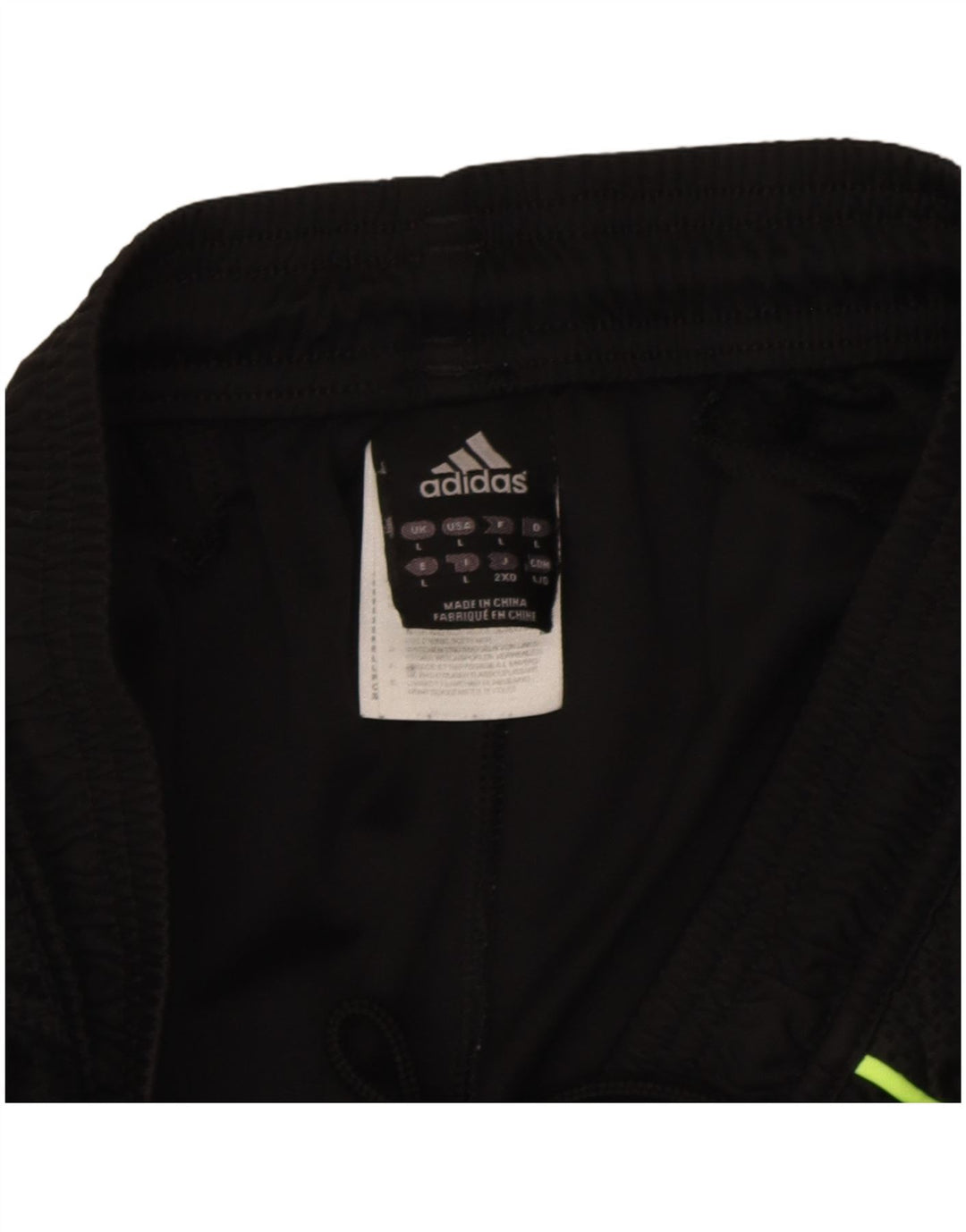Adidas Short de sport Climacool pour homme - Large - Noir - Polyester color block