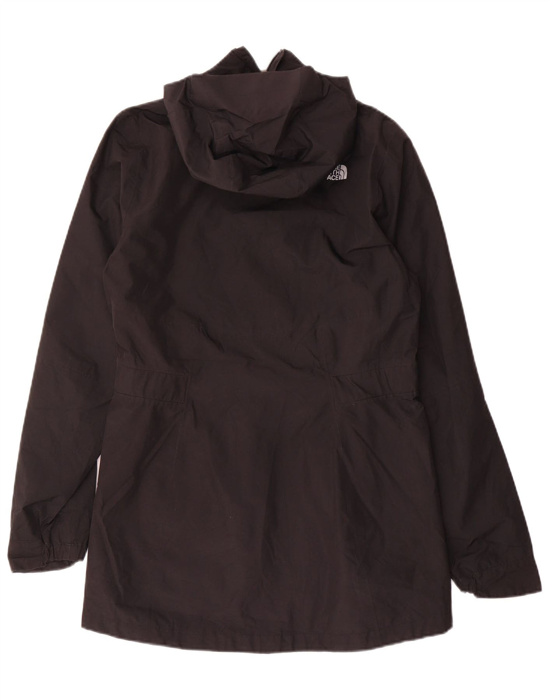 The North Face Veste de pluie à capuche pour femme UK 14 Medium Noir Polyester