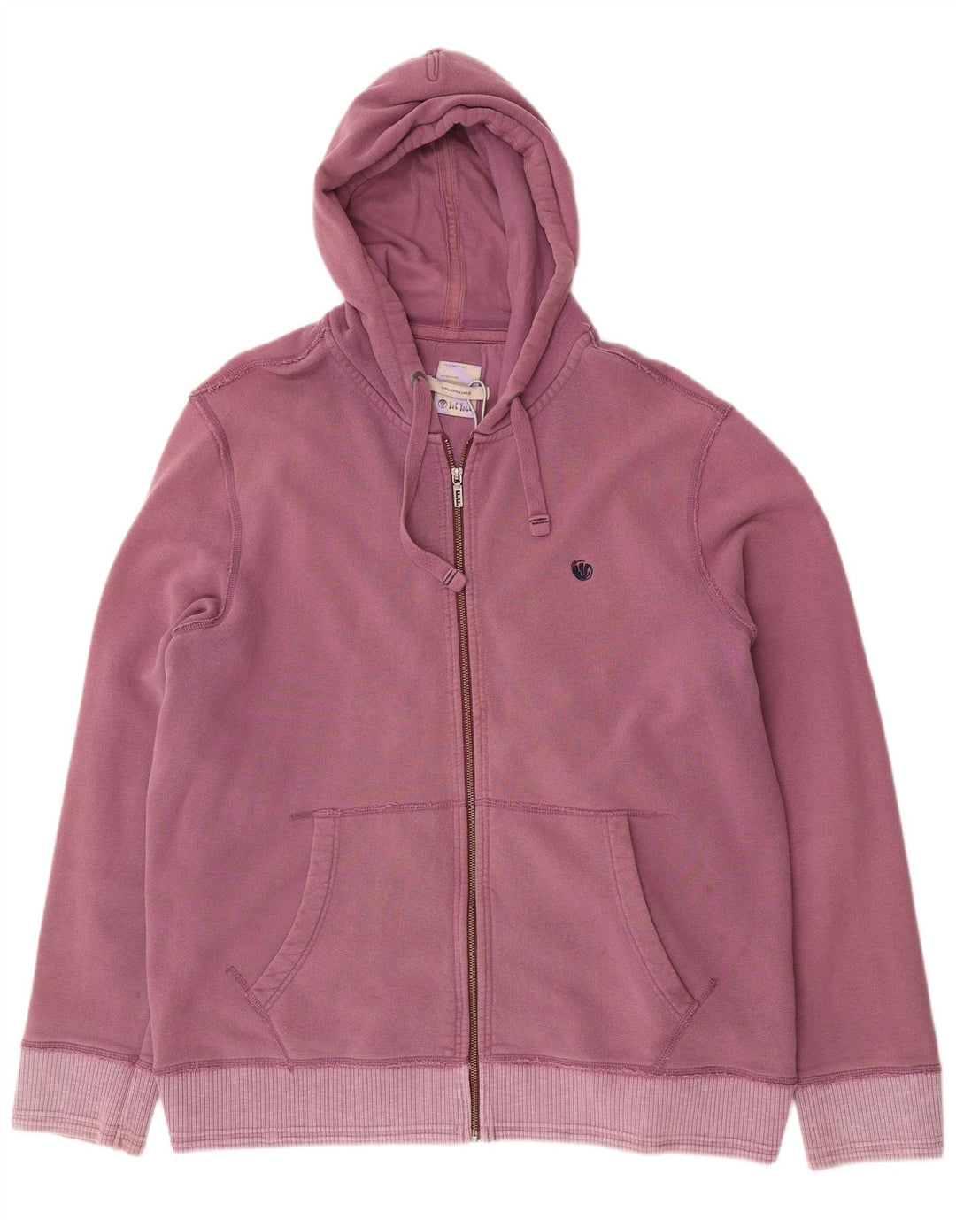FAT FACE Pull à capuche zippé pour homme 2XL Violet Coton