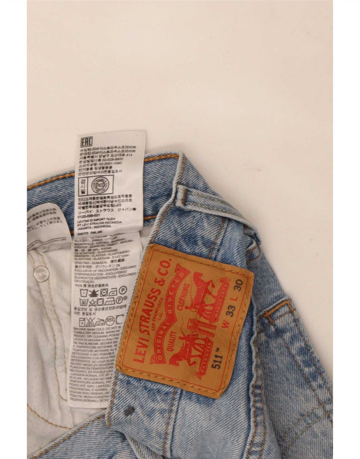 Levi's Jean Slim 511 Homme Bleu W33 L30 Coton
