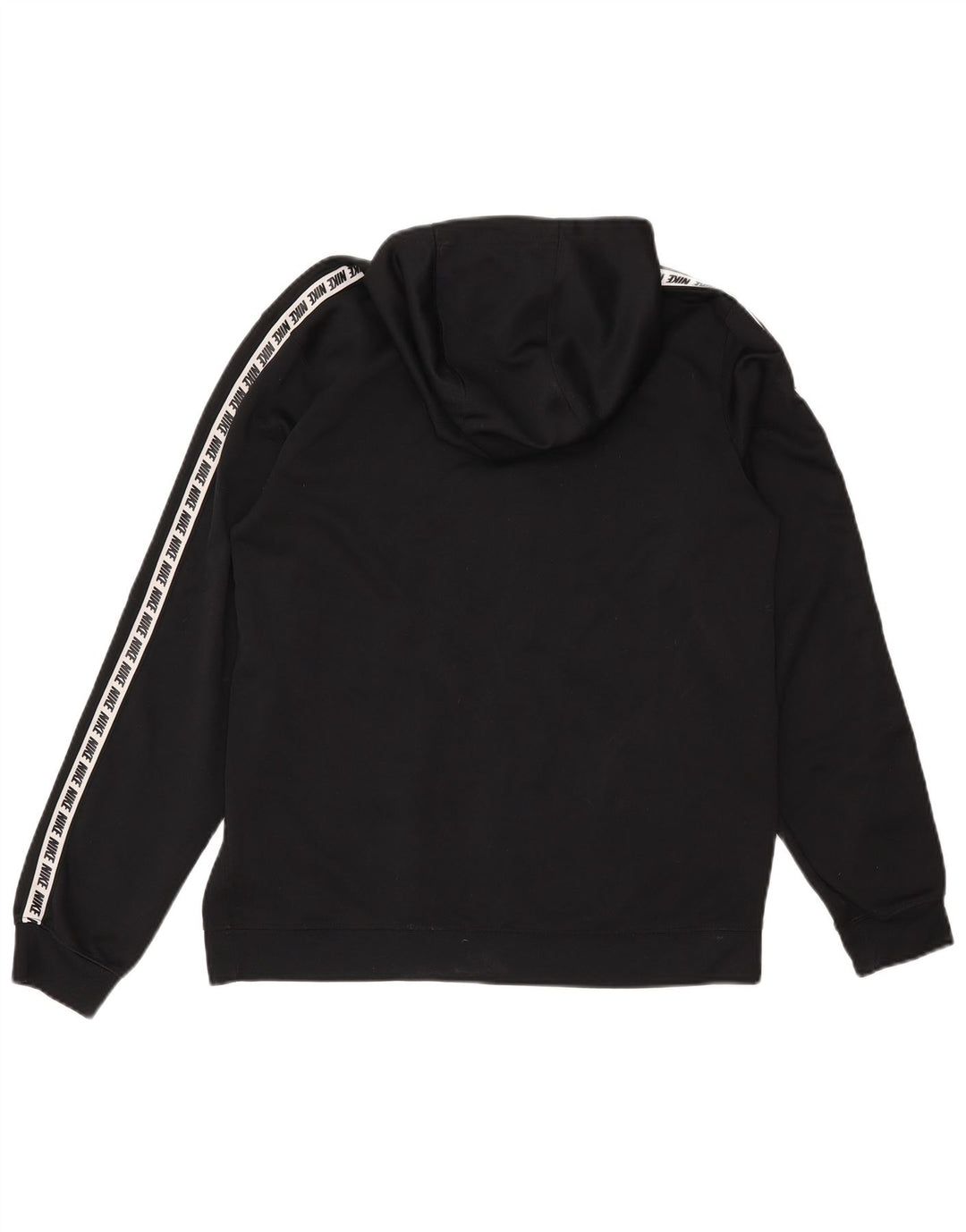 Nike Pull à capuche graphique pour homme Noir moyen Polyester