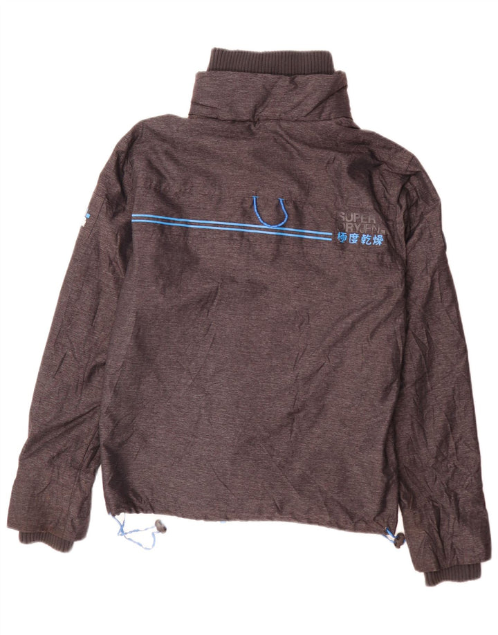 Superdry Veste coupe-vent Windattacker pour homme UK 36 Small Gris Nylon