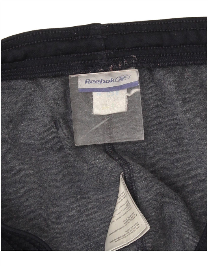 Reebok Pantalon de survêtement pour femme UK 8 Small Bleu marine Polyester