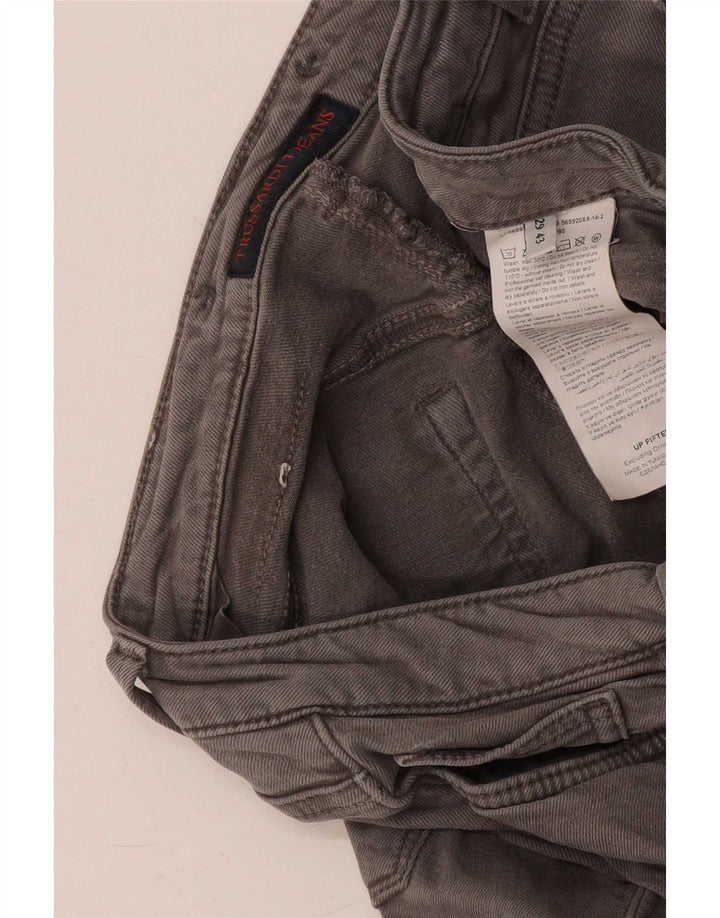Trussardi Femme Jean Slim W29 L27 Gris Lyocell
