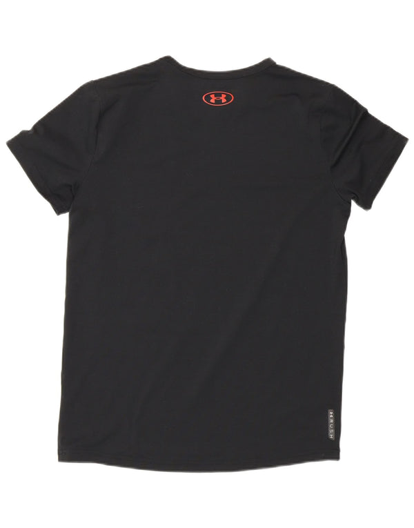 Under Armour T-Shirt Graphique Garçon 9-10 Ans Noir Moyen Sports