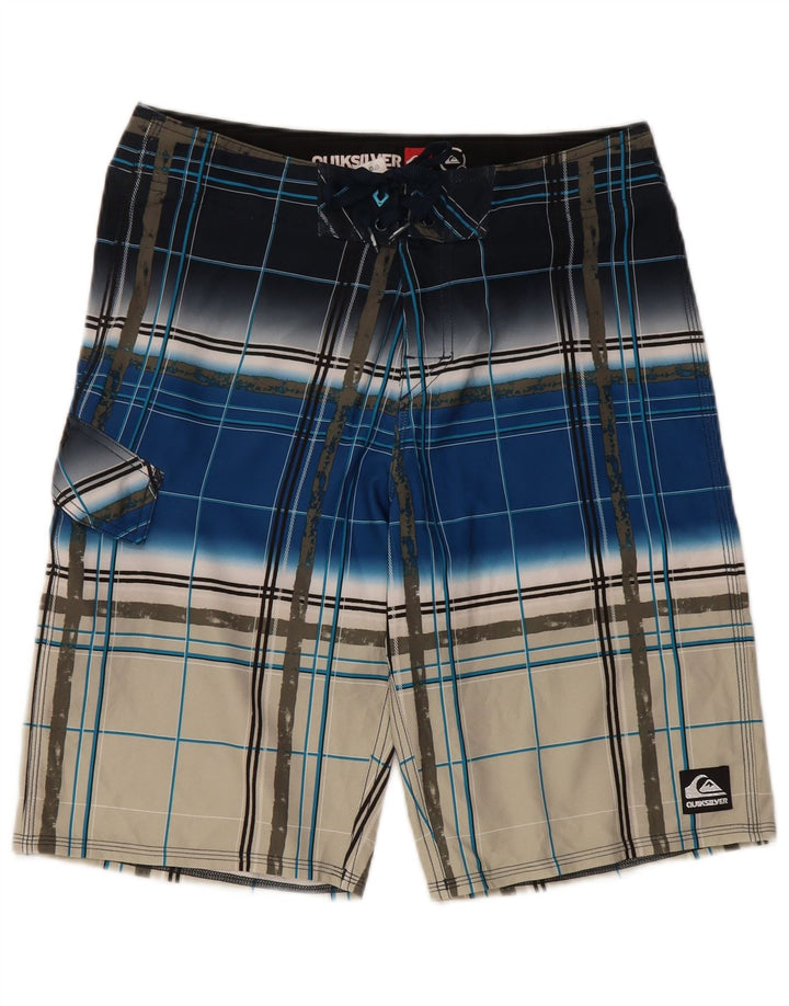 Quiksilver Short de Bain Homme Multicolore Check Polyester