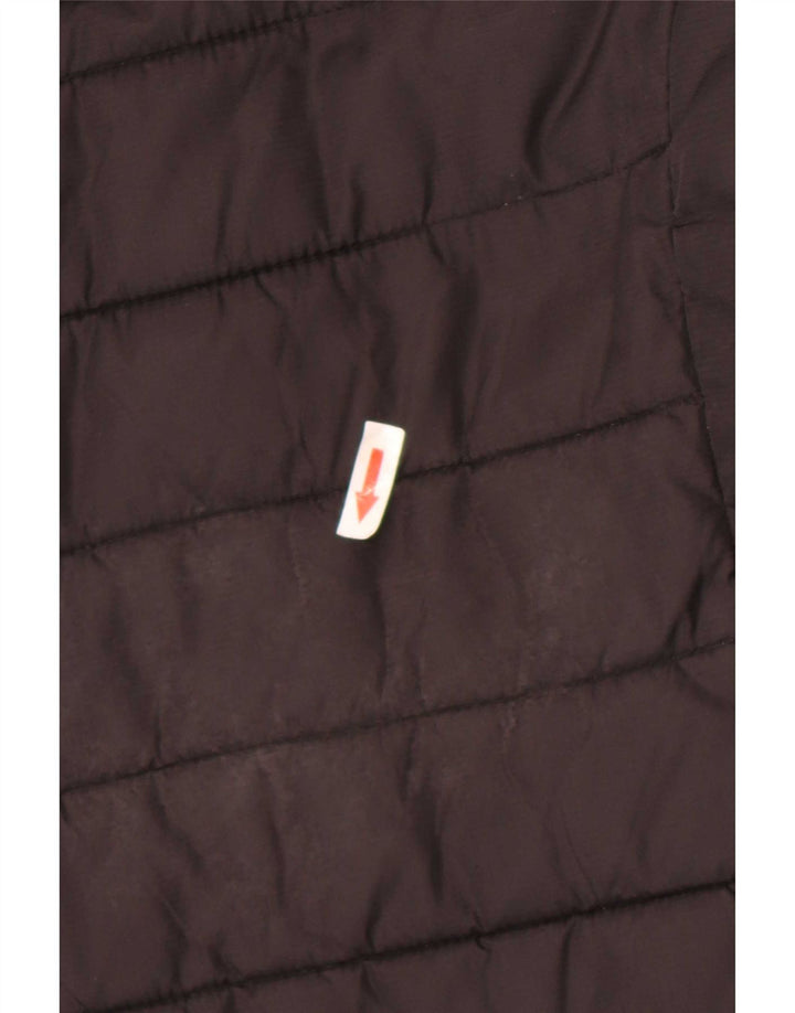 Ellesse Veste matelassée réversible à capuche pour femme UK 10 Small Grey Nylon