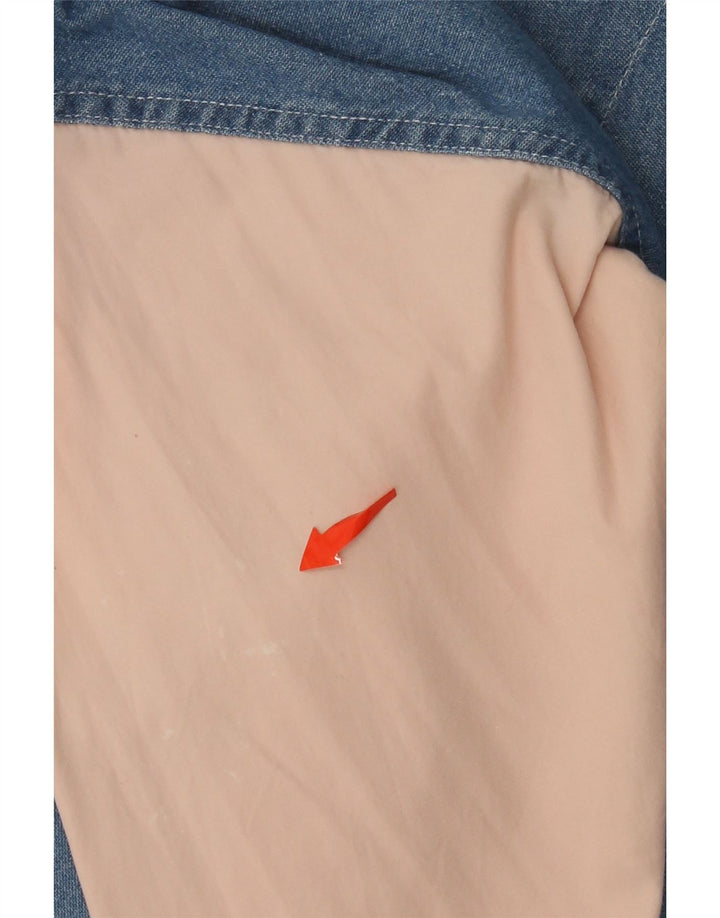 VINTAGE Chemise Homme Beige Moyen Colourblock