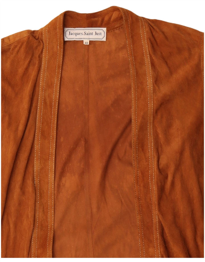 JACQUES SAINT JUST Haut cardigan long pour femme EU 42 Large Beige