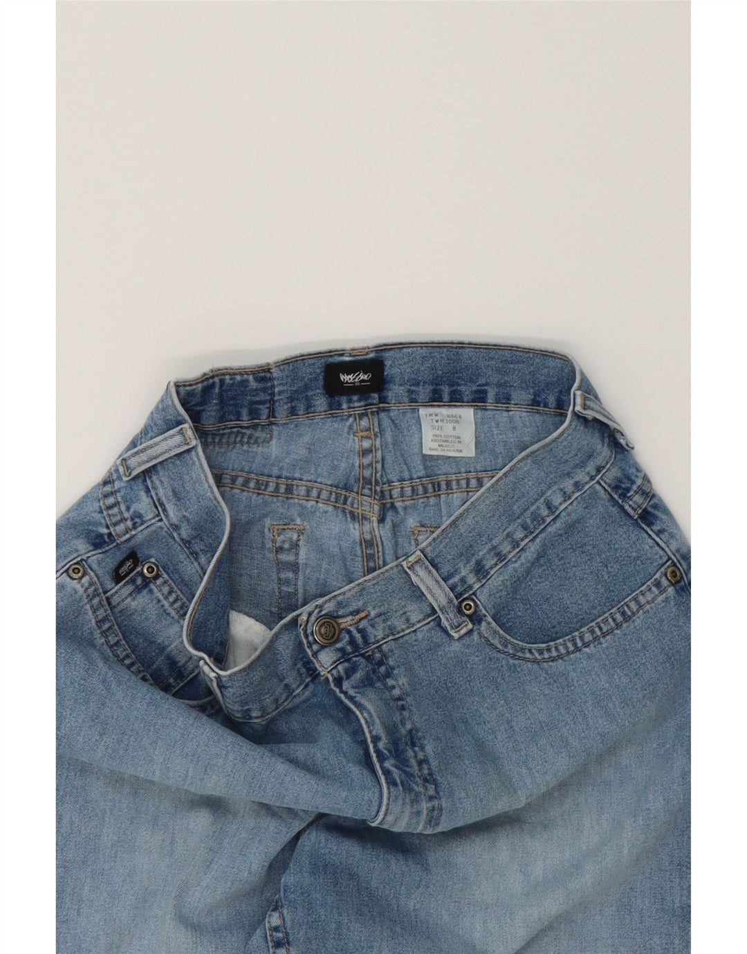 MOSSIMO Womens Straight Jeans US 8 Medium W28 L30 Blue Cotton Vintage Mossimo and Second-Hand Mossimo from Messina Hembry 