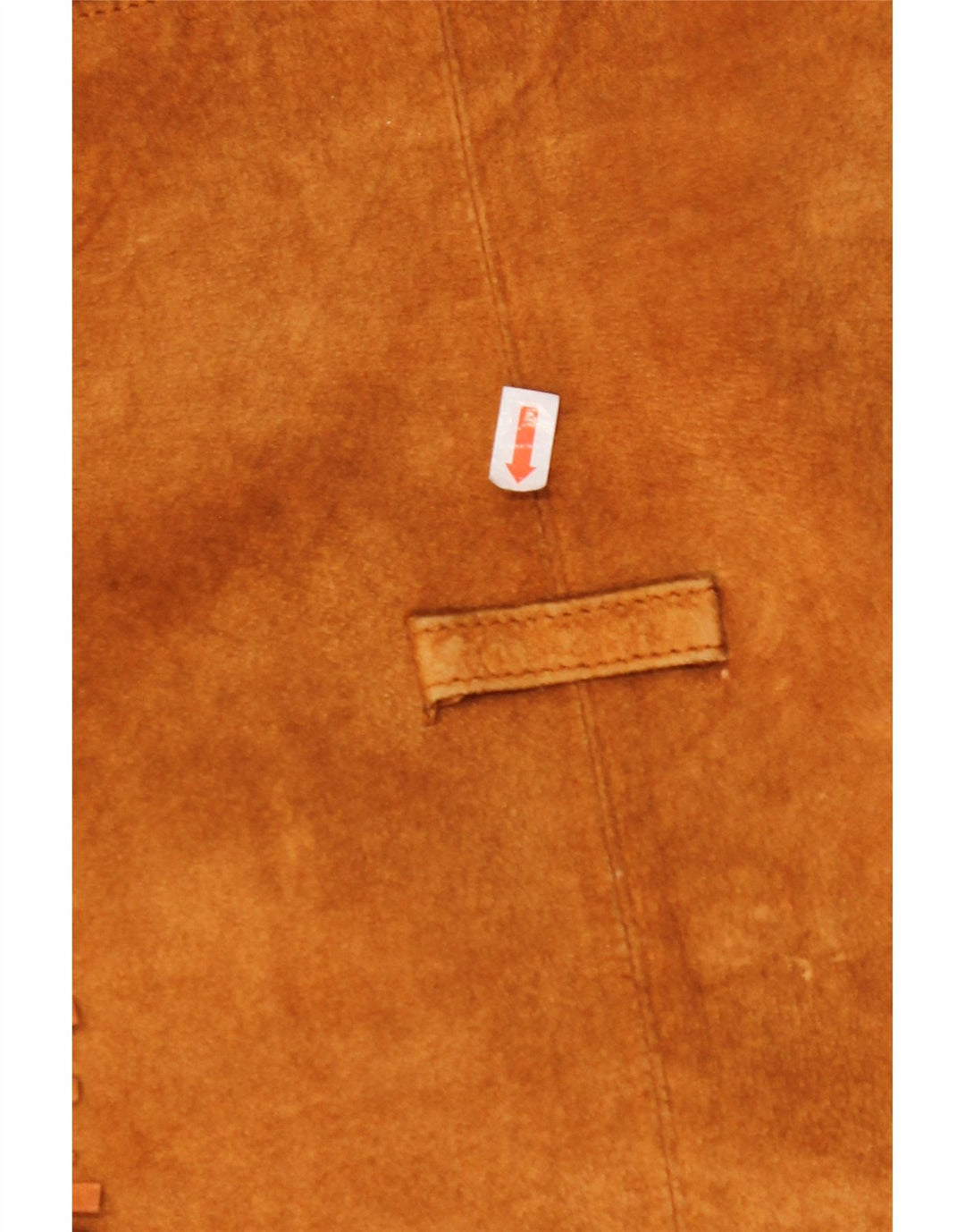 VINTAGE Veste en daim homme EU 54 2XL Cuir marron