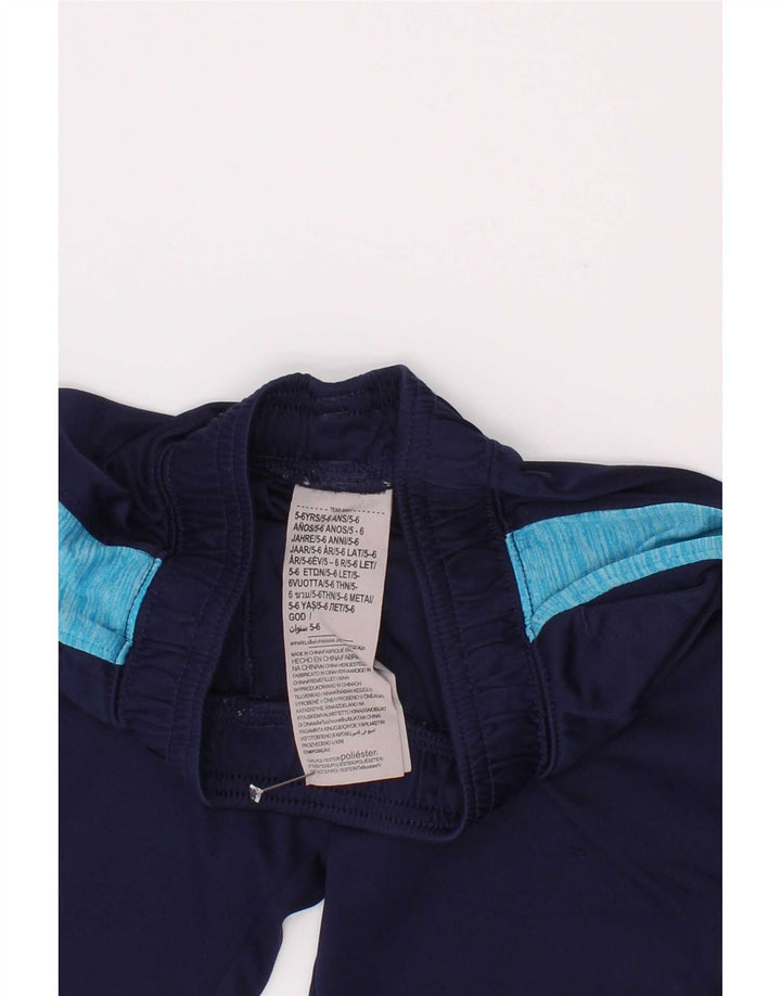 Under Armour Short de Sport Garçon 5-6 Ans Bleu Marine Colorblock Polyester