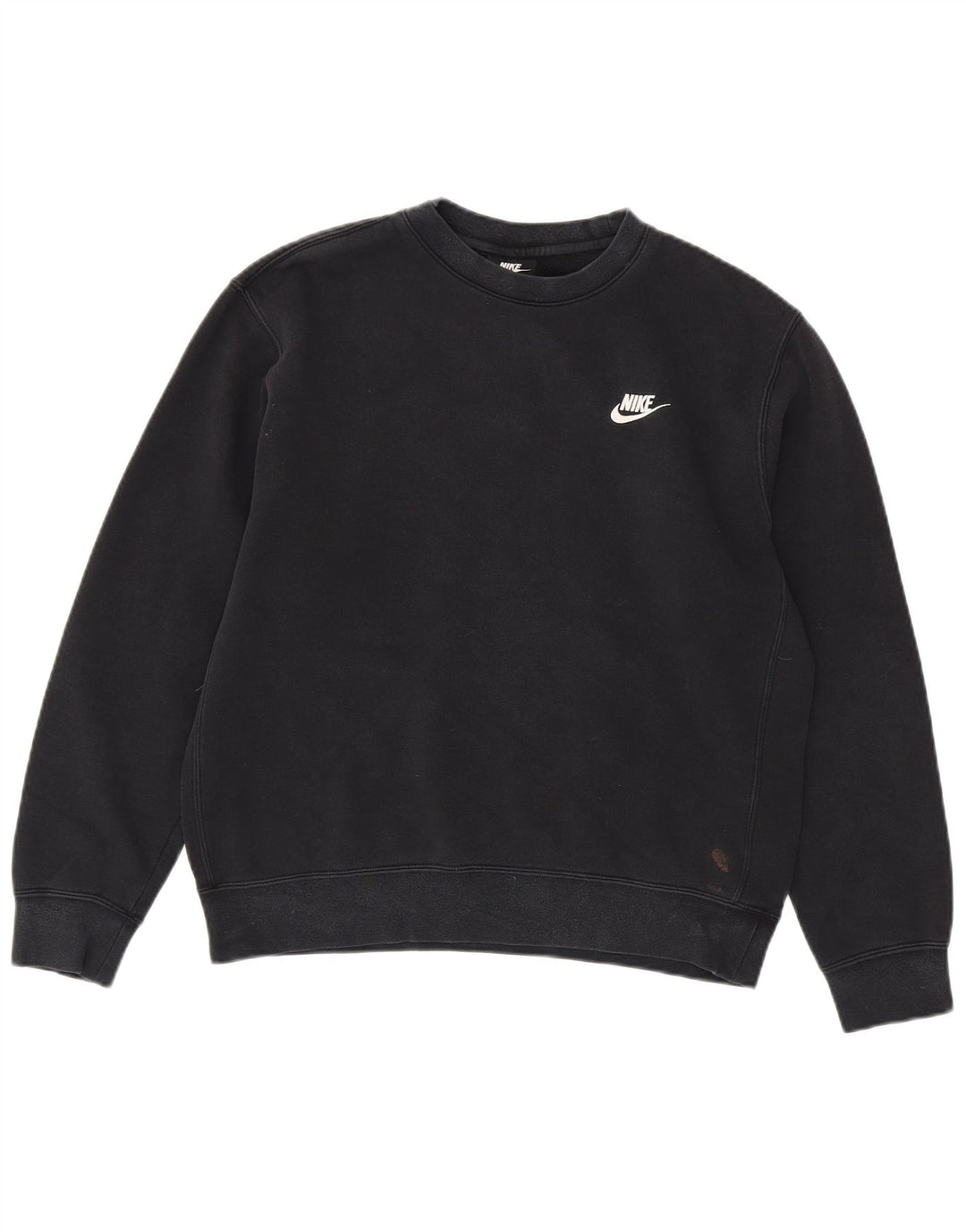 NIKE Sweat-shirt pour homme en coton noir moyen