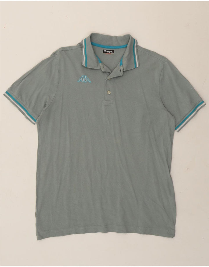 Kappa Polo Homme Grand Gris Coton
