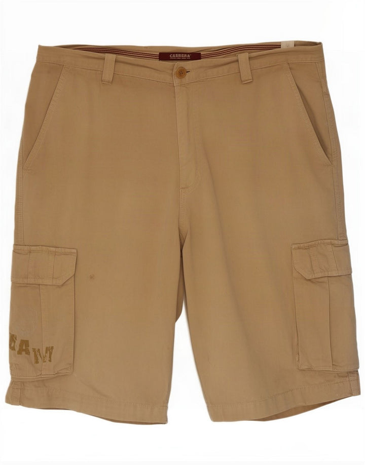 Carrera Short Cargo Homme Large W36 Coton Beige