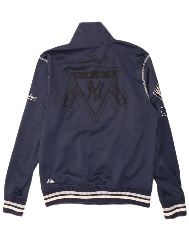 MAJESTIC Veste de Survêtement New York Yankees Homme Petit Bleu Marine