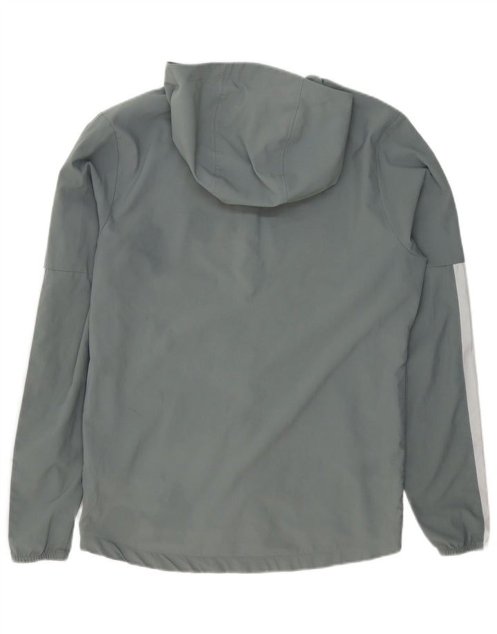 Nike Veste de survêtement à capuche Dri Fit pour homme Taille S Gris Colorblock