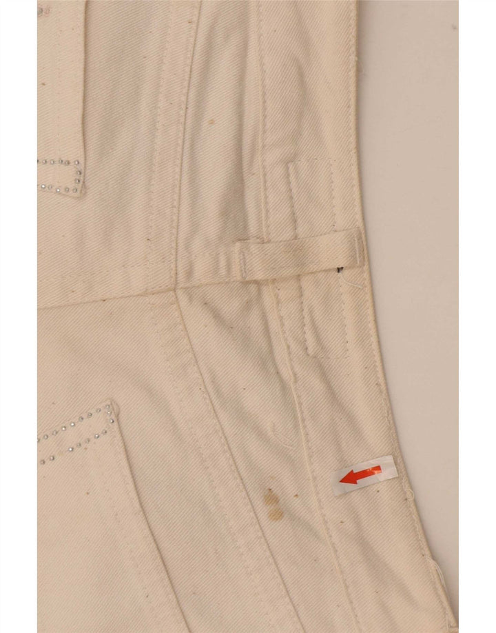Jean droit femme Richmond W29 L33 coton blanc