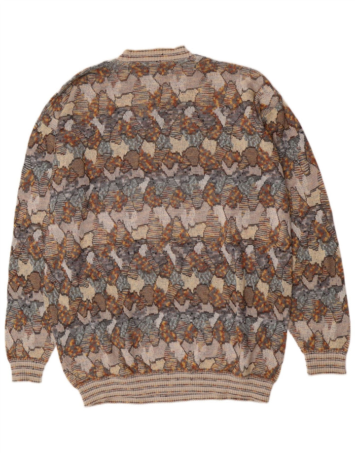 Suspense Pull à col rond pour homme à motif abstrait IT 54 XL Gris
