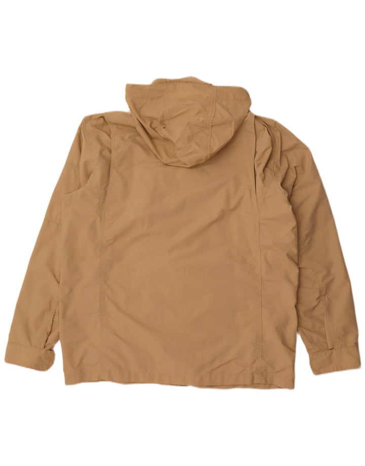 Lands End Veste utilitaire à capuche pour homme UK 40 Large Beige Nylon