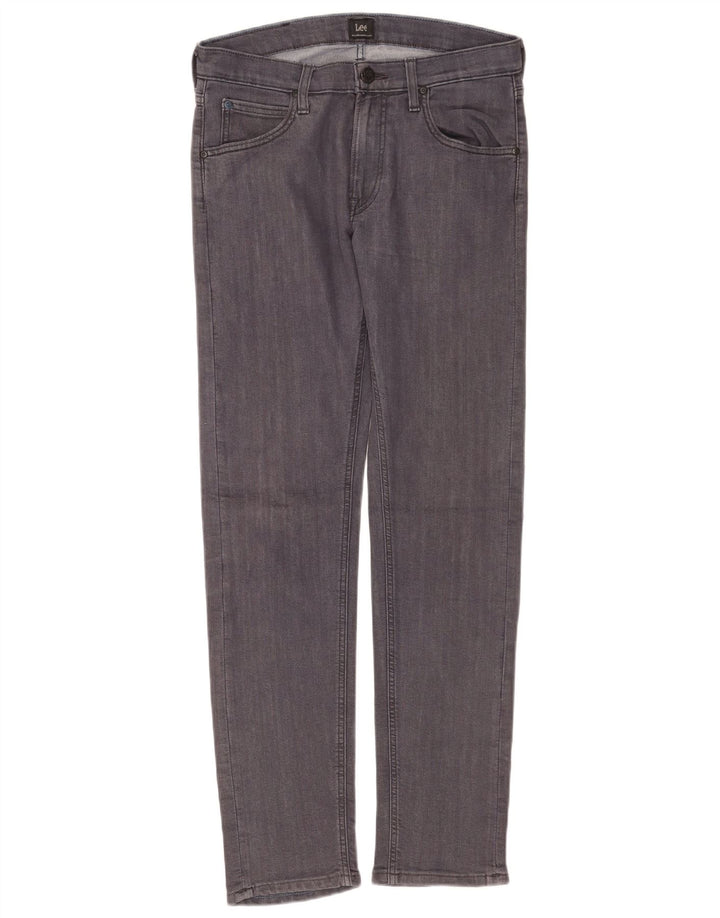 Lee Femme Daren Zip Fly Slim Jeans W30 L32 Gris Coton