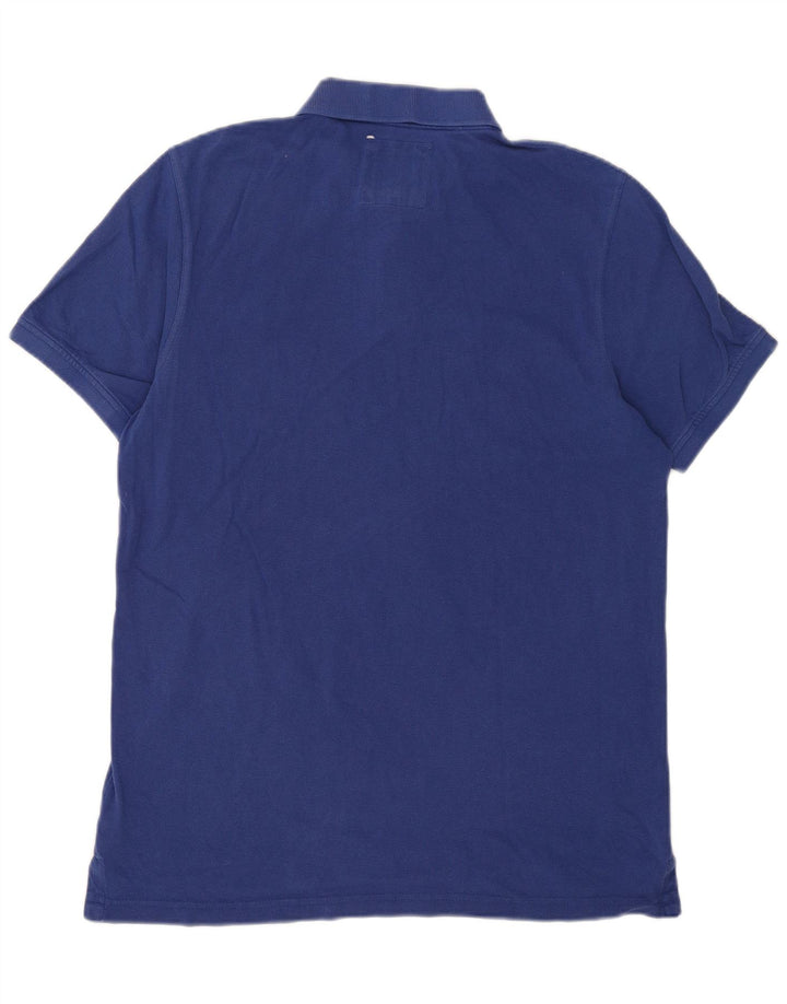 Crew Clothing Polo Homme Grand Bleu Coton