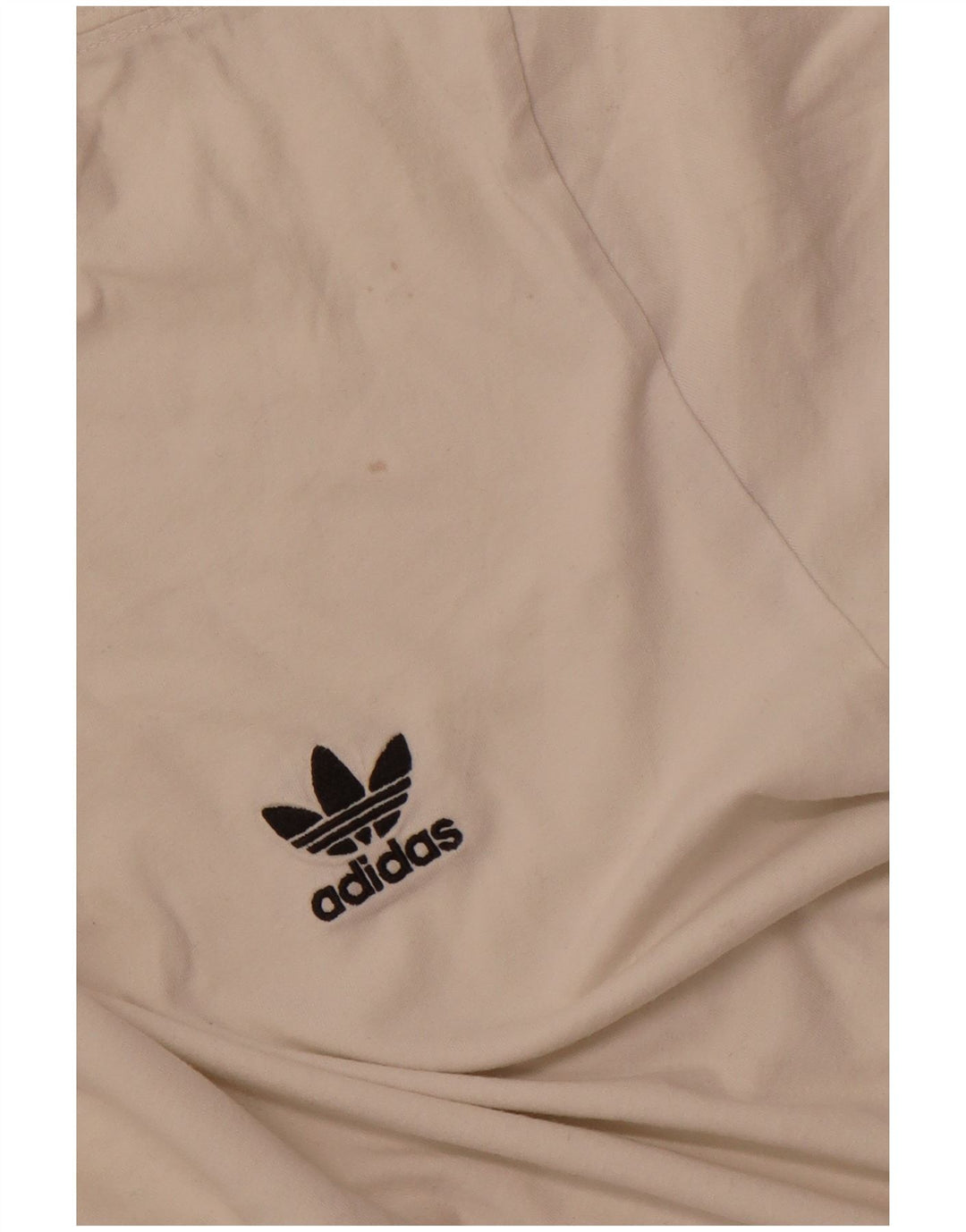 ADIDAS T-Shirt Homme Haut Petit Coton Blanc Cassé