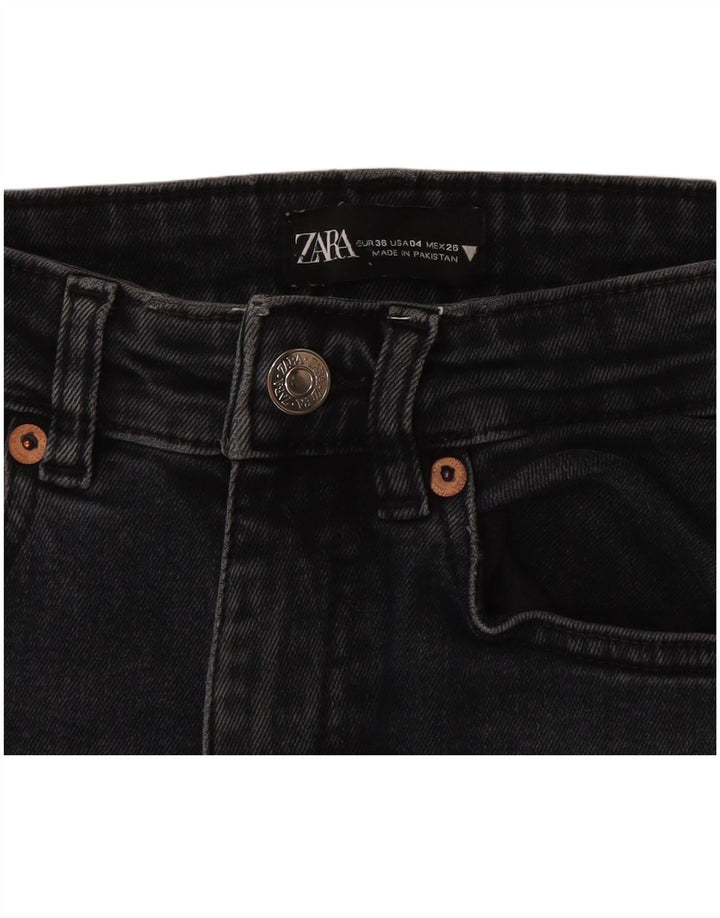 Zara Jean Bootcut Femme EU 36 XS W26 L25 Noir
