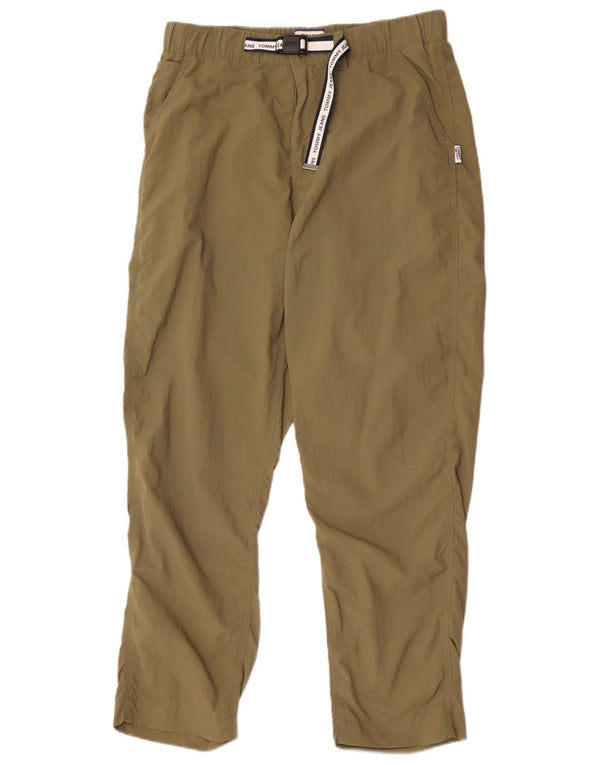 Tommy Hilfiger Mens Slim Cropped Trousers Medium W30 L26 Khaki Polyester